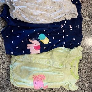 Girls 6 month spring onesie bundle